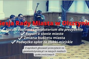 Właśnie rozpoczęła się sesja Rady Miasta Olsztyna. Czy prezydent Piotr Grzymowicz dostanie votum zaufania? [RELACJA]