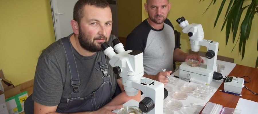 Dr nauk weterynaryjnych, specjalista rozrodu zwierząt Arkadiusz Szkamelski i lekarz
weterynarii Kamil Kossakowski