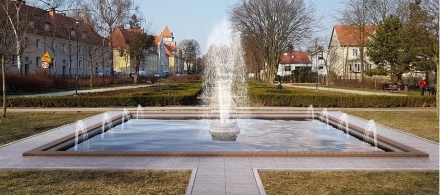 Wizualizacja nowej fontanny zaproponowana przez Urząd Miejski w Elblągu
