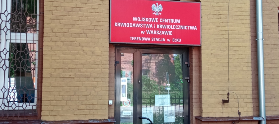 Wojskowe Centrum Krwiodawstwa i Krwiolecznictwa w Warszawie, terenowa stacja w Ełku