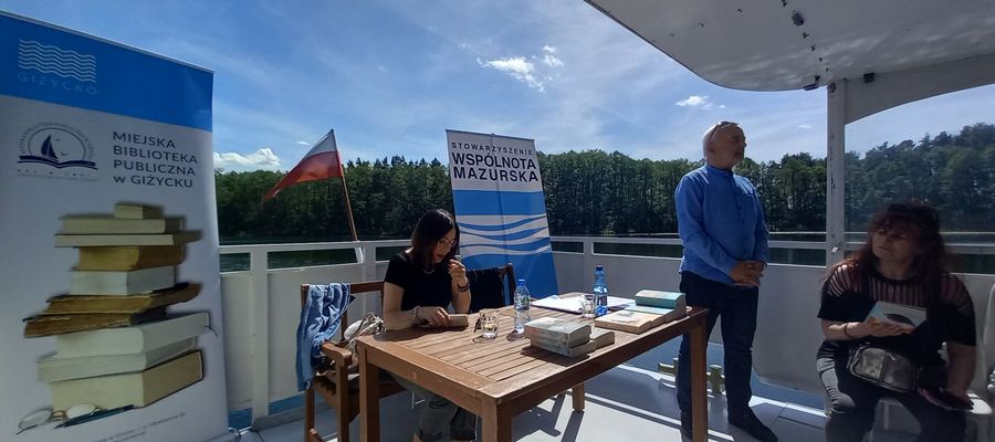 Jedno ze spotkań z cyklu "Literatura na wodzie"