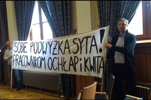 Związkowcy: Mediacje z prezydentem Olsztyna są dla nas jak cios w policzek