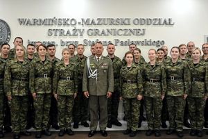 Ślubowanie nowo przyjętych oraz odznaczenia dla zasłużonych Warmińsko-Mazurskiego Oddziału Straży Granicznej 