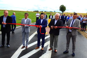 Dwie ważne drogi na terenie gminy wiejskiej Nowe Miasto oficjalnie oddane