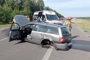 Węzeł Braniewo Południe: Zderzenie dwóch pojazdów na S 22