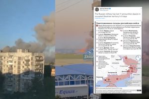 Potężna eksplozja w rosyjskim składzie amunicji w Szachtarsku! Media: Siły ukraińskie zaatakowały rakietami HIMARS