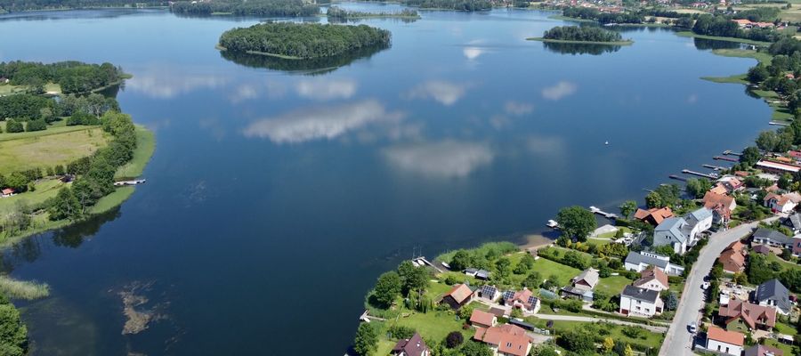 Wideo z drona - Dorotowo i jezioro Wulpińskie