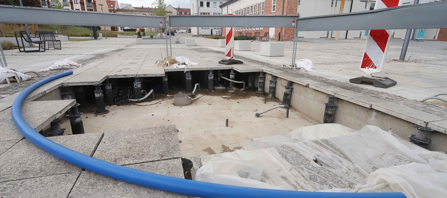 Dlaczego Fontanna Wolności w Olsztynie jeszcze nie została naprawiona?
