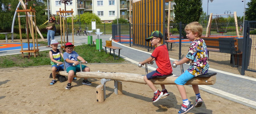 Plac zabaw przy ul. Szeptyckiego to także pomysł zgłoszony do IBO. Został otwarty w lipcu 2022