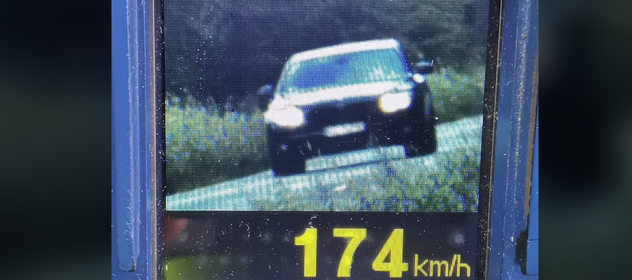 Kierowca bmw na trasie Iława — Lubawa jechał z prędkością 174 km/h w miejscu, gdzie jest ograniczenie do "90"