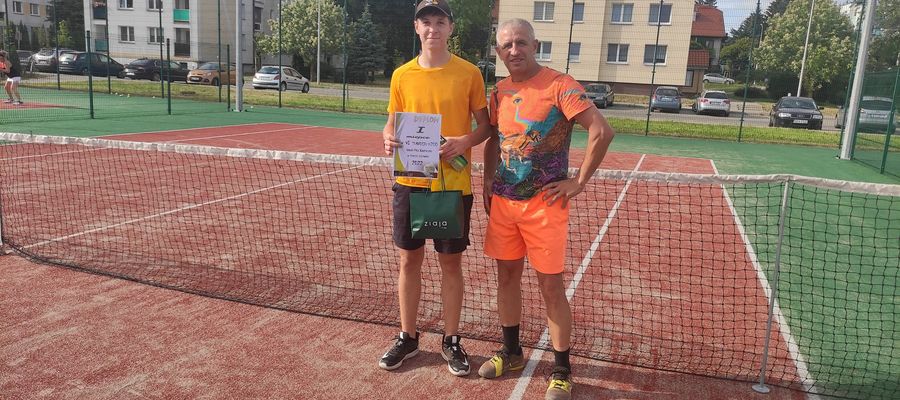 Adrian Vittek i Andrzej Cegiełka, organizator tenisowego cyklu