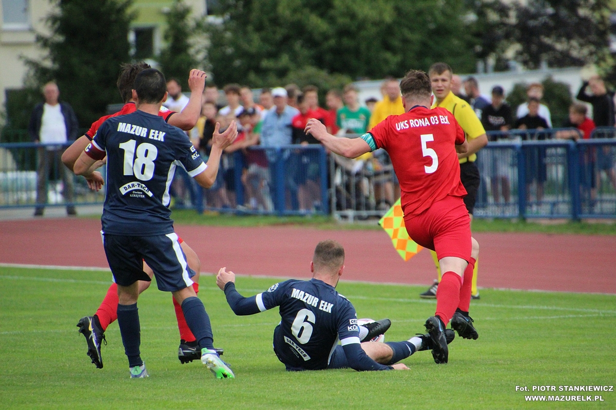 Derby Ełku; Rona 03 Ełk vs MKS Mazur Ełk (0:5); 7 VIII 22 r.