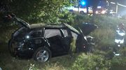 Niebezpieczny wypadek na DK51. BMW podróżowały 4 osoby