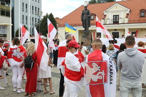 Białystok: marsz solidarności z Białorusią przeszedł ulicami miasta
