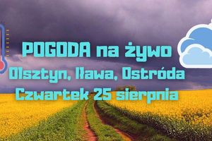 IMGW ostrzega przed burzami w Olsztynie, Iławie i Ostródzie [POGODA]