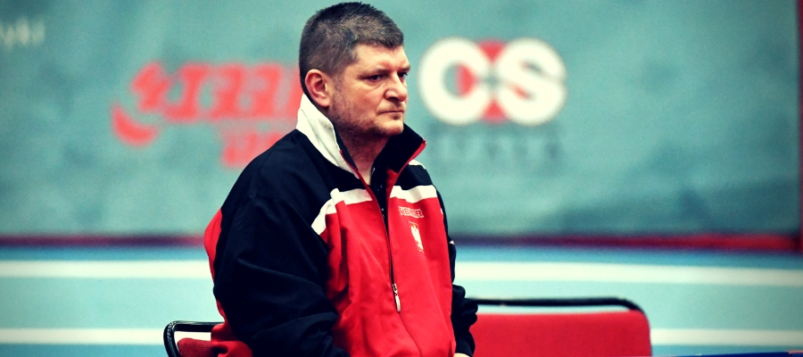 Tomasz Krzeszewski, trener kadry Polski mężczyzn, a także były zawodnik, a obecnie trener i prezes klubu Energa-Morliny Ostróda 