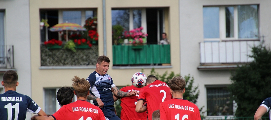 Derby Ełku; Rona 03 Ełk vs MKS Mazur Ełk (0:5); 7 VIII 22 r.