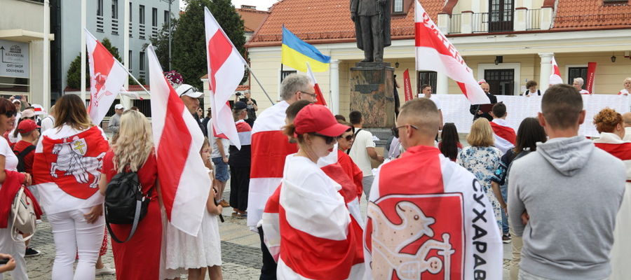 manifestacja solidarności z Białorusią