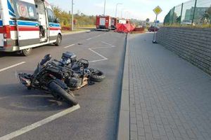 Tragiczny wypadek w Kętrzynie. Nie żyje motorowerzysta