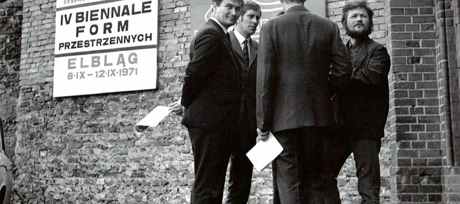 1971 IV Biennale, Zjazd Marzycieli, na zdjęciu od prawej Gerard Kwiatkowski