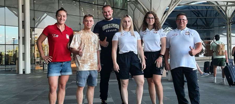 Polska ekipa na lotnisku w Chorwacji