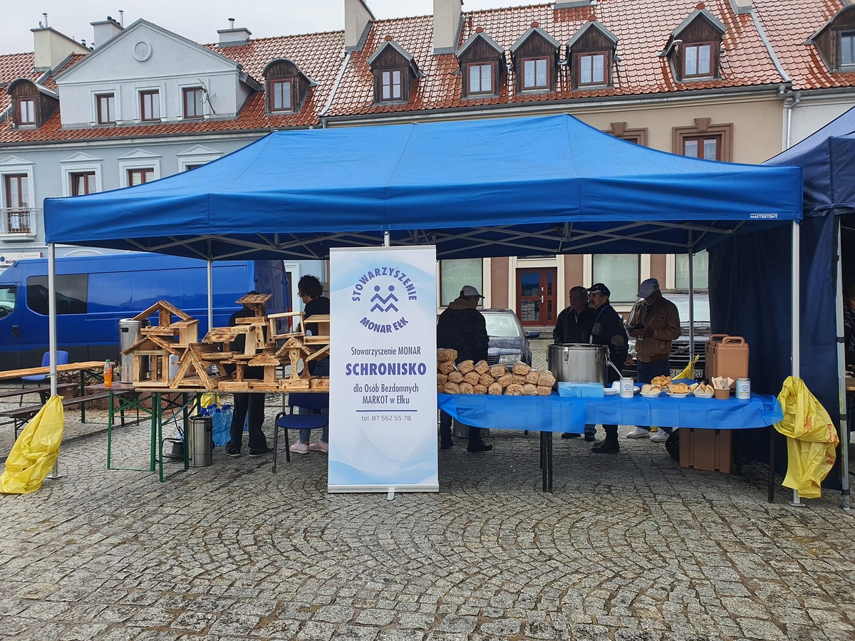 Ełcki Monar Markot pojawił się na zakończeniu sezonu motocyklowego w Piszu (2 IX 22.)