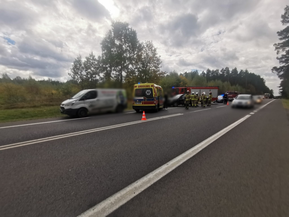 Kolizja Dwóch Aut Osobowych Na Trasie Olsztyn Ostróda W Miejscowości Naglady Kobieta Wjechała 8963