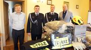 Burmistrz przekazał sprzęt strażakom ochotnikom