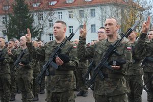 Braniewo: Przysięga żołnierzy dobrowolnej zasadniczej służby wojskowej