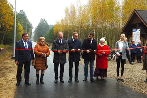 Ostatni odcinek ścieżki rowerowej Lipowiec – Kaługa oficjalnie otwarty