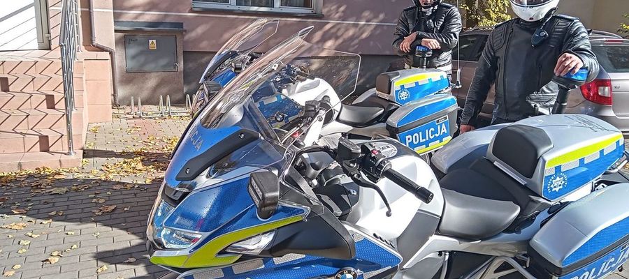 Nowe motocykle policyjne w KPP Działdowo 