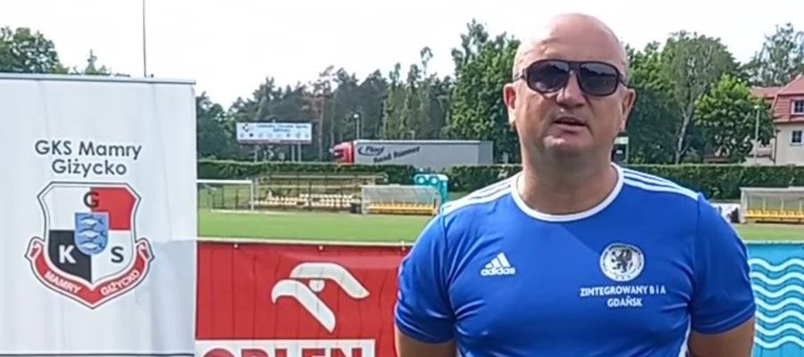 Marek Radzewicz, trener GKS Mamry Giżycko