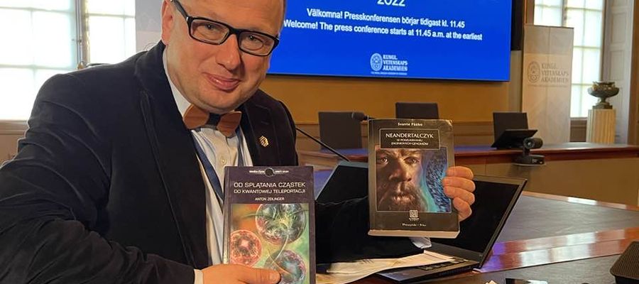 Robert Szaj, dyrektor TVP Nauka, miał okazję poznać tegorocznych Noblistów.