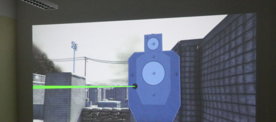 Tak wygląda wirtualna strzelnica w LO w Nowym Żmigrodzie