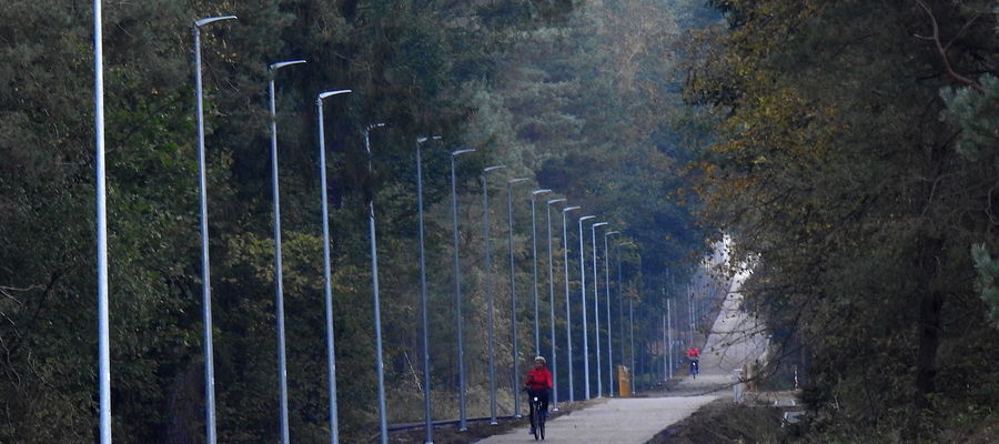 Trasa rowerowa z Lipowca do Kaługi na kilka dni przed oficjalnym otwarciem
