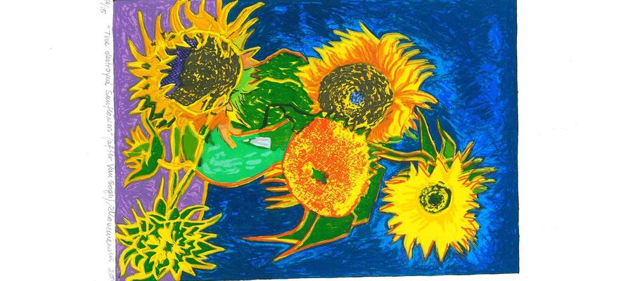 "The destroyed sunflowers (After van Gogh)"