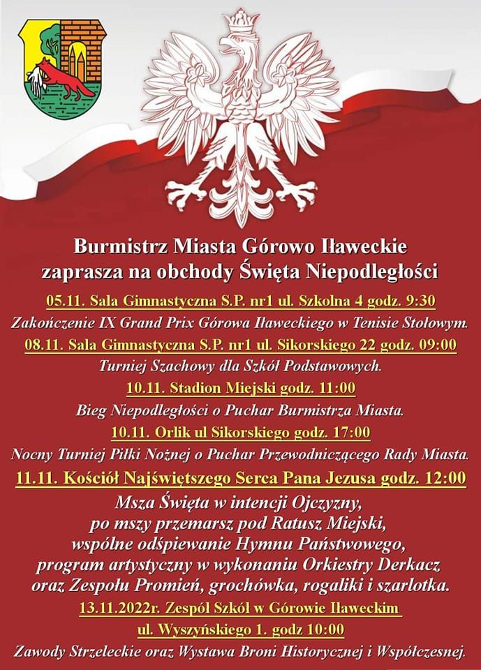 Święto Niepodległości w Górowie Iławeckim