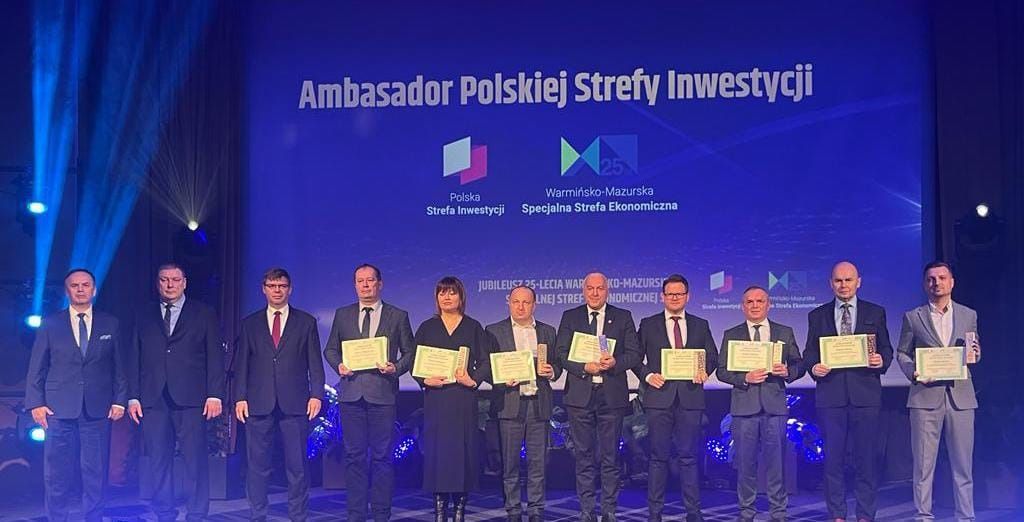 Burmistrz Ornety Ireneusz Popiel otrzymał tytuł Ambasadora Polskiej Strefy Inwestycji