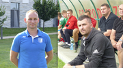 Trenerzy Madej i Jarzembowski przed meczem Jeziorak — GKS Wikielec