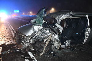40-letni kierowca zginął na drodze Mława-Szydłowo
