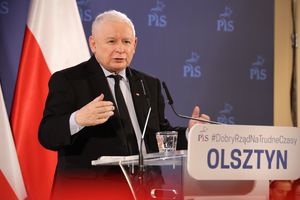 [WIDEO] Wystąpienie prezesa PiS Jarosława Kaczyńskiego podczas wizyty w Olsztynie