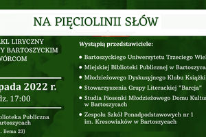 Kulturalne wydarzenia w Miejskiej Bibliotece Publicznej w Bartoszycach 