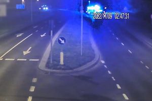 Pijany kierowca audi zgasił światło na ul. Sielskiej w Olsztynie