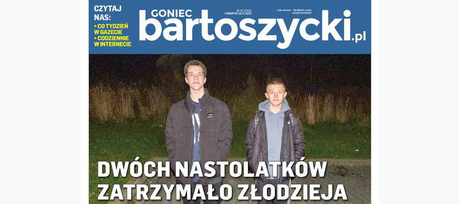 "Goniec Bartoszycki" 24.11.2022
