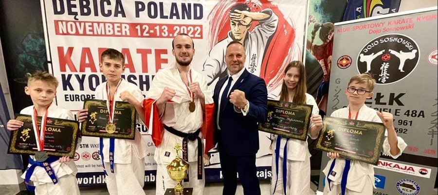 Dojo Sosnowski po V Wagowych Mistrzostwach Europy Kyokushin Karate; Dębica 12-13 XI 22 r.