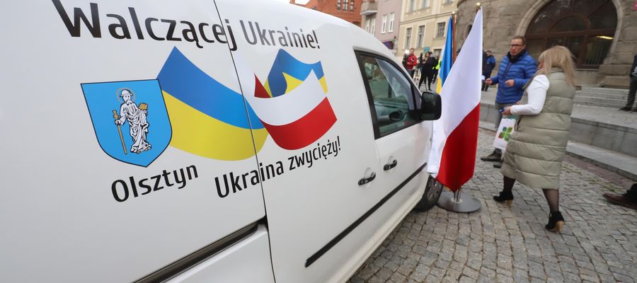 Przekazanie Ukrainie samochodu