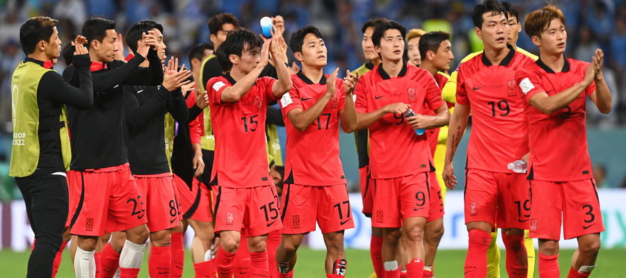 Koreańczycy po meczu z Urugwajem