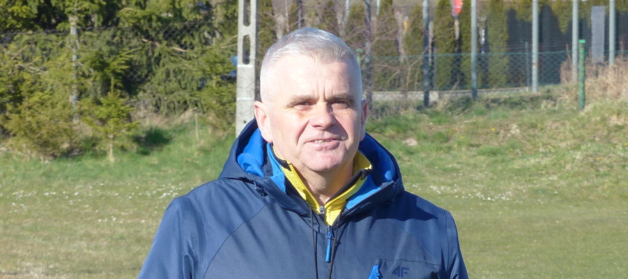 Grzegorz Kasprzak, tu jeszcze jako trener Osy Ząbrowo