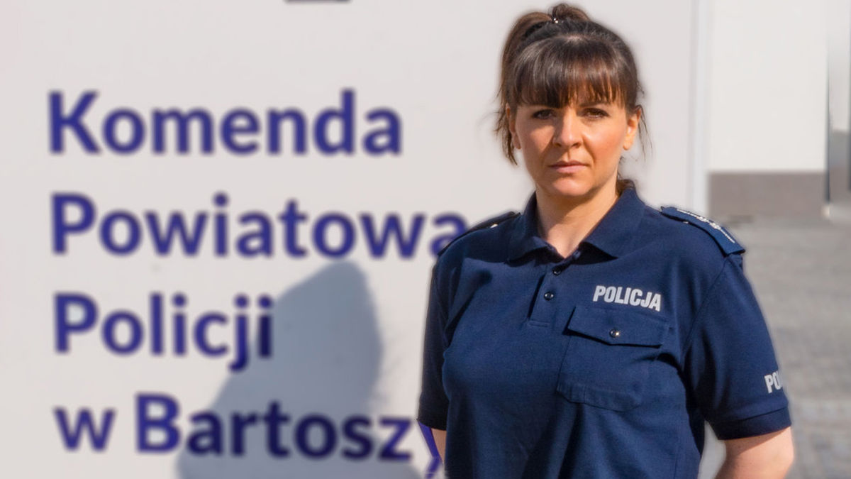 asp. Marta Kabelis, rzecznik prasowy KPP Bartoszyce
