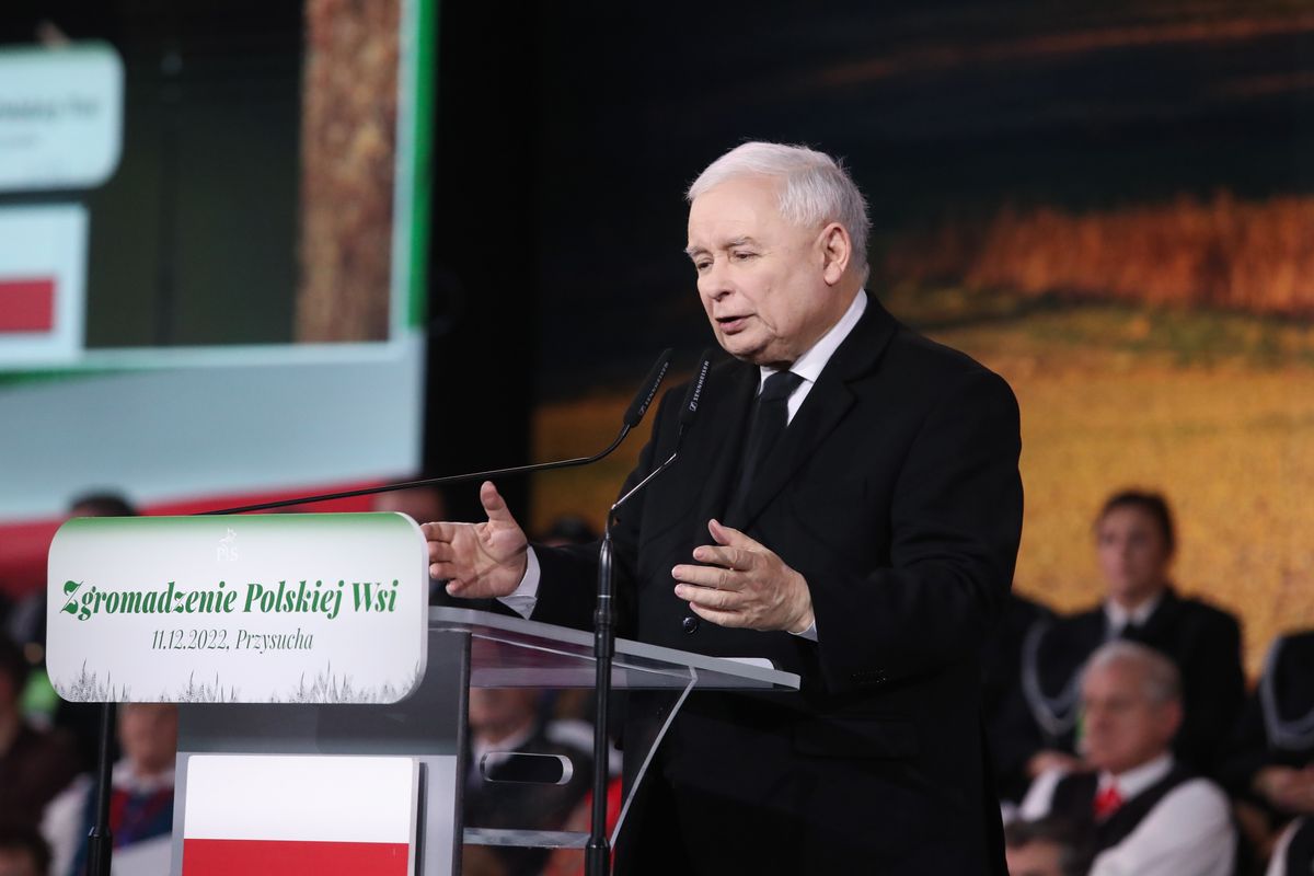 Jarosław Kaczyński Prawo I Sprawiedliwość Jest Reprezentantem Polskiej Wsi Gazeta Olsztyńska